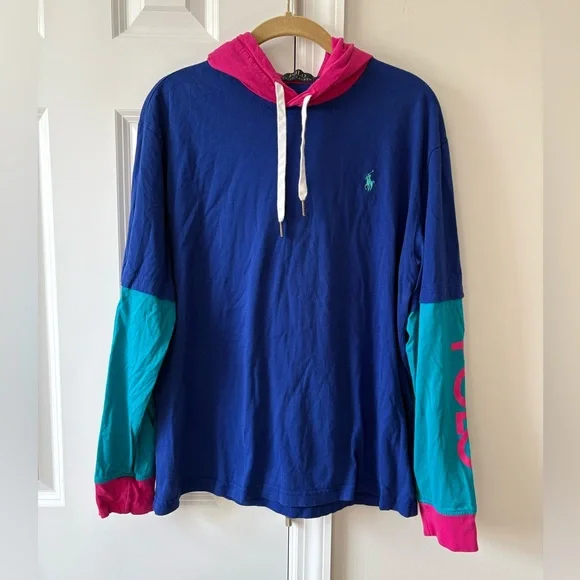 Polo Ralph Lauren Color Block Hoodie - Picture 2 of 9